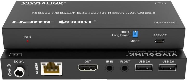 Vivolink 18Gbps HDBaseT KVM kit (150m)