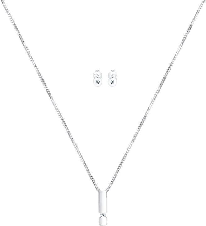 Produktbild Elli Diamore womens jewellery set 925 sterling silver diamond 091069121745 Sterling Silver Diamond (Silber 925, Sterling Silber)