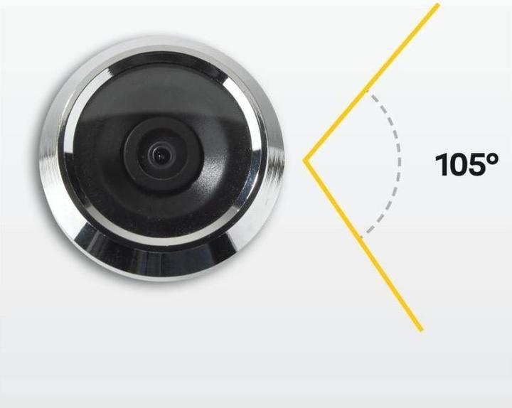 Actual product image Yale YA-05001432-5511 - Digital Door Spy DDV 500, 3.2quot Display Black (Digital)