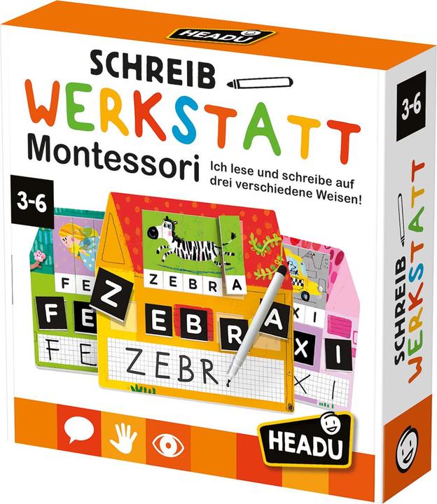 Produktbild Headup Games Headu - Schreibwerkstatt Montessori (Deutsch, 3 - 6 Jahre)