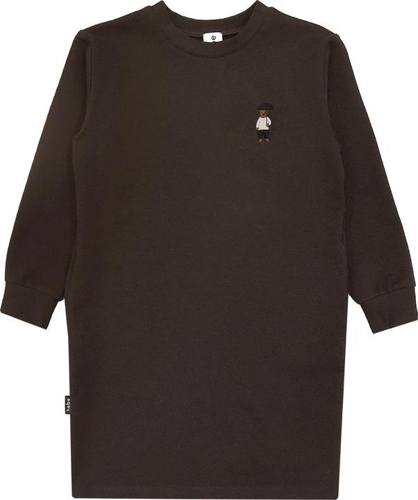 Image du produit Hebe Warmes Sweatshirt-Kleid mit gesticktem Bär (122, 128)