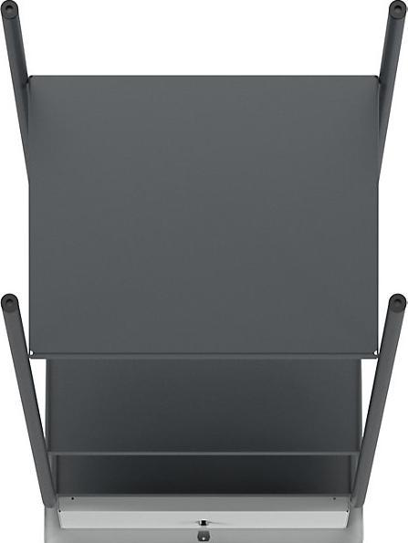 Actual product image eurokraft pro Workshop desk, 2 shelves, HxWxD 1140 x 590 x 520 mm. (59 x 52 x 114 cm)