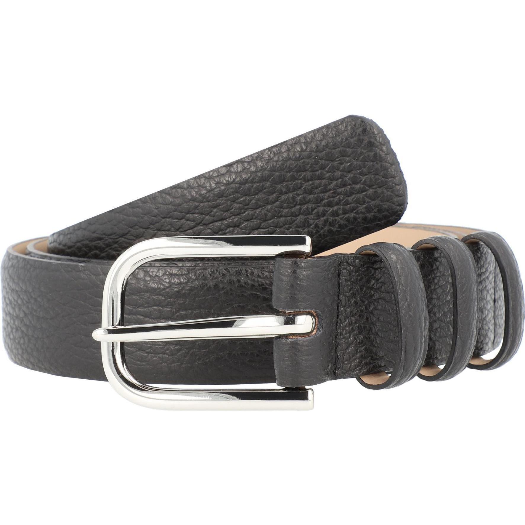 Abro, Damen, Gürtel, Adria Gürtel Leder, Schwarz, (105)