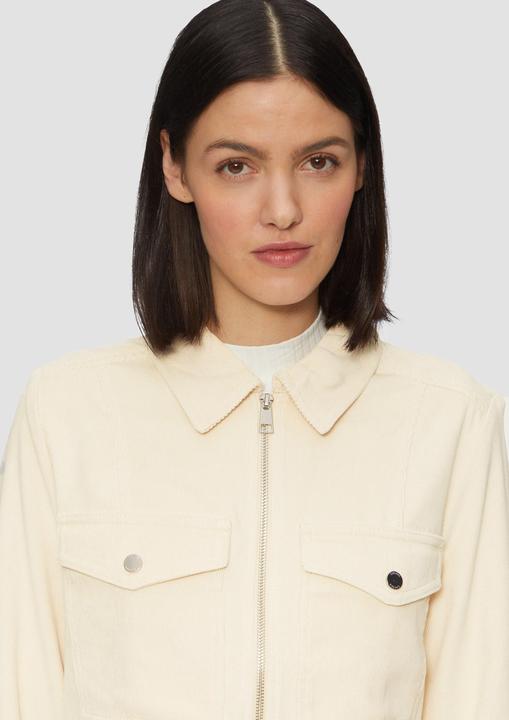 Immagine prodotto S.Oliver Indoor-Jacke Kurze Feincordjacke mit aufgesetzten Taschen (42)