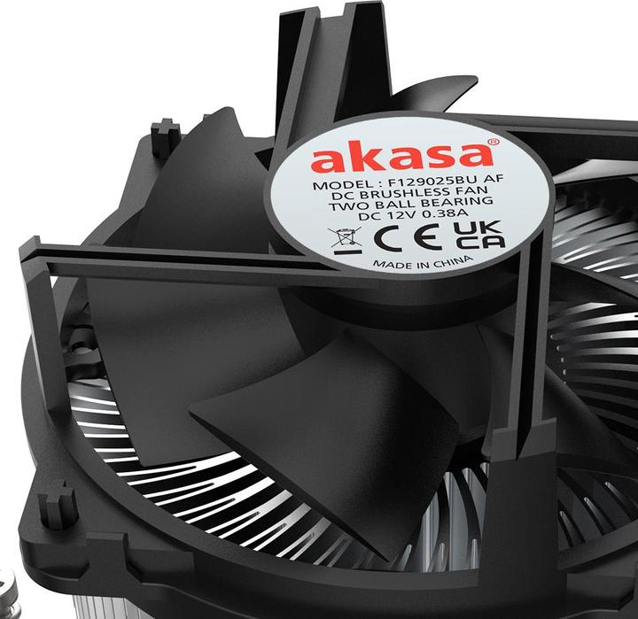 Produktbild Akasa AK-CC6608BP01 Low Profile CPU-Kühler - Sockel LGA 1700, 63,2 mm Höhe (63.20 mm)