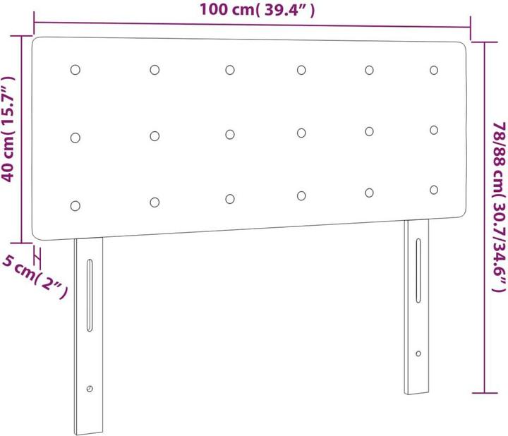 Immagine prodotto vidaXL Herold (100 x 5 x 78/88 cm)
