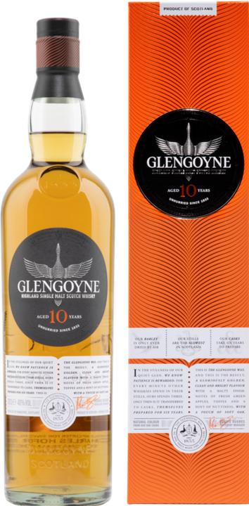 Produktbild Glengoyne 10 Years (Single Malt, Scotch Whisky, 1 x 70 cl)