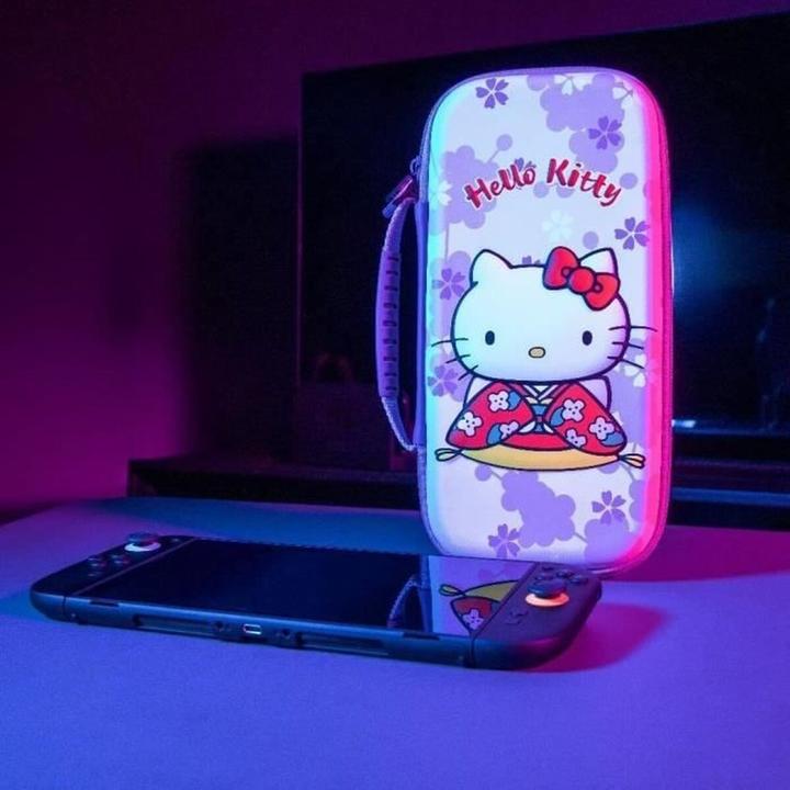 Actual product image Konix Hello Kitty Pro Carry Bag - 3D (Switch, Switch OLED)