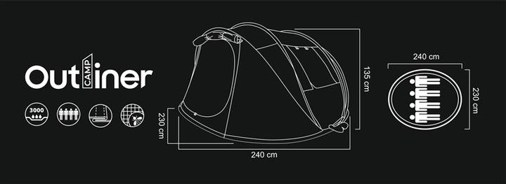 Outliner 4 Person Instant Tent - kaufen bei Galaxus - Galaxus