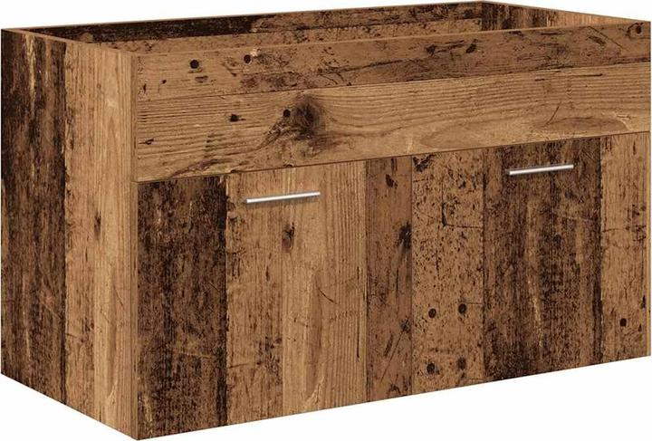 Produktbild vidaXL Waschbeckenunterschrank mit Einbaubecken und Wasserhahn Bad Waschtisch