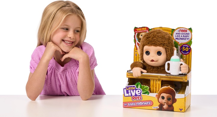 Actual product image Little Baby Monkey Live Pets (30 cm)