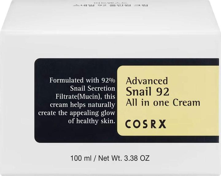 Immagine prodotto Cosrx Advanced Snail 92 All In One Cream (100 ml, Crema 24h)
