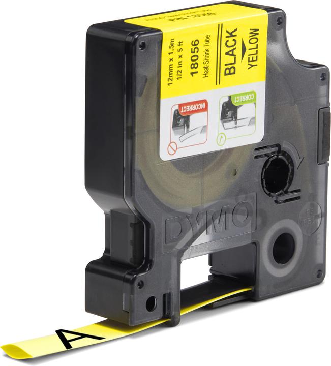 Produktbild Dymo Heissschrumpfschlauch ID1 12mm gelb (1.20 cm, Gelb)