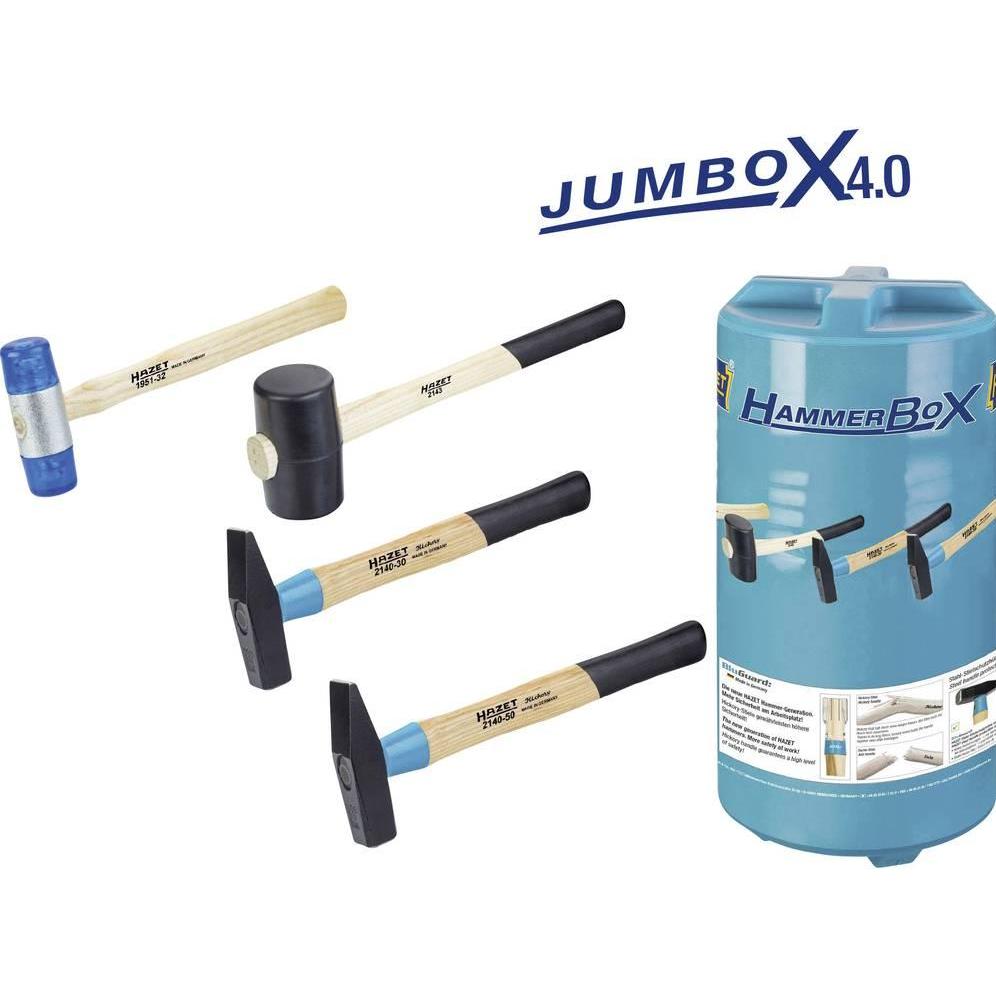 Thumbnail - HAZET, Hammer, Hammer Satz 2140/4 ∙ Anzahl Werkzeuge: 4 (2.17 g)