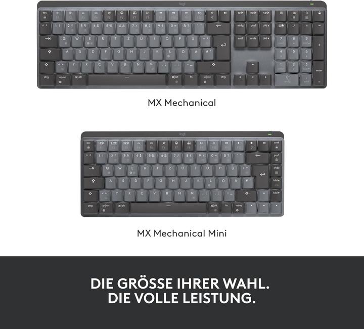 Actual product image Logitech MX Mechanical Mini (DE, Wireless)