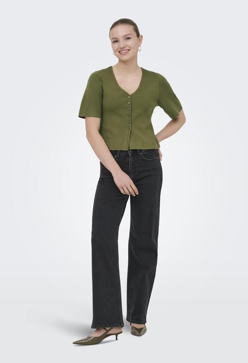 Actual product image Only Onllucy Ss V-Neck Button Ex Knt (XL)