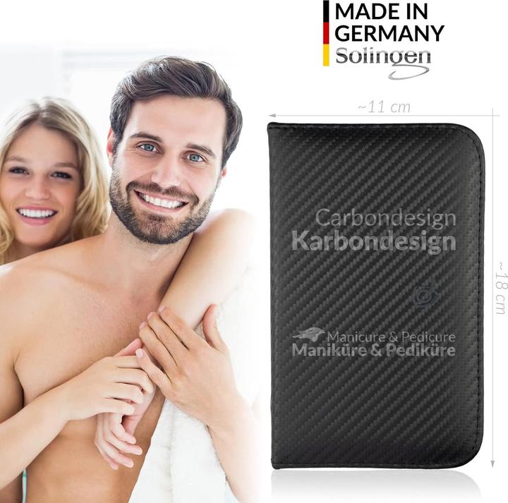 Produktbild MarQus 12-teiliges Maniküre-Set im Kunstleder-Etui