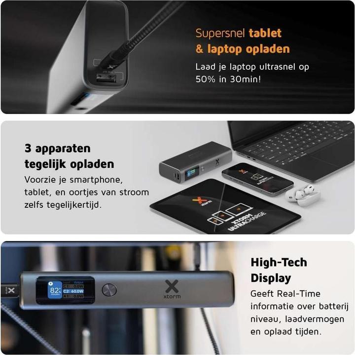 Image du produit Xtorm Série Nova (20000 mAh, 130 W, 74 Wh)
