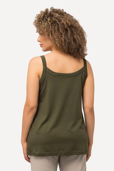 Actual product image Ulla Popken Essential Spaghetti Strap Cami (54)