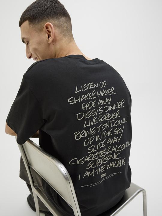 Actual product image Jack & Jones Gedruckt Rundhalsausschnitt T-shirt T-shirt (XL)