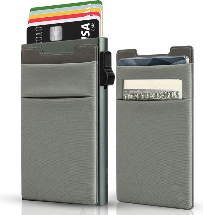 Produktbild Only-Bags.Store Minimalistische Brieftasche-RFID-Schutz-Kartenhalter-Pop-up-Brieftasche-Schlanker