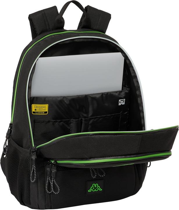 Actual product image Kappa Paddle backpack Black Black