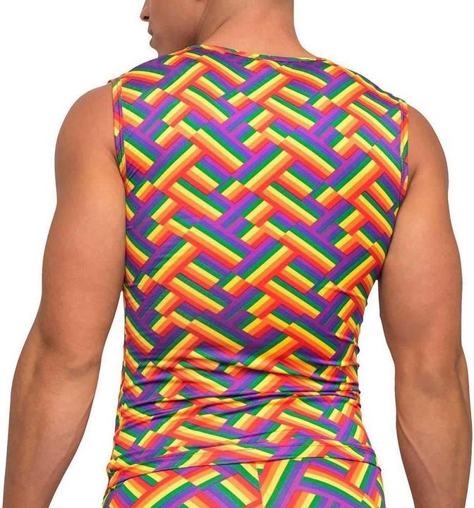 Actual product image Male Power Fitness tank print (XL)