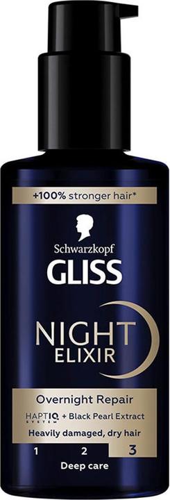 Produktbild Schwarzkopf Gliss Night Elixir Anti-Split Ends Wonder 100 Ml Haarserum (100 ml)