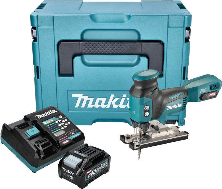 Produktbild Makita JV 001 GM101 Akku Stichsäge 40 V max. 135 mm Brushless + 1x Akku 4,0 Ah + Ladegerät + Makpac