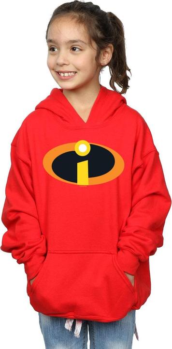 Immagine prodotto Disney The Incredibles Costume Logo Felpa con Cappuccio Ragazze (128)