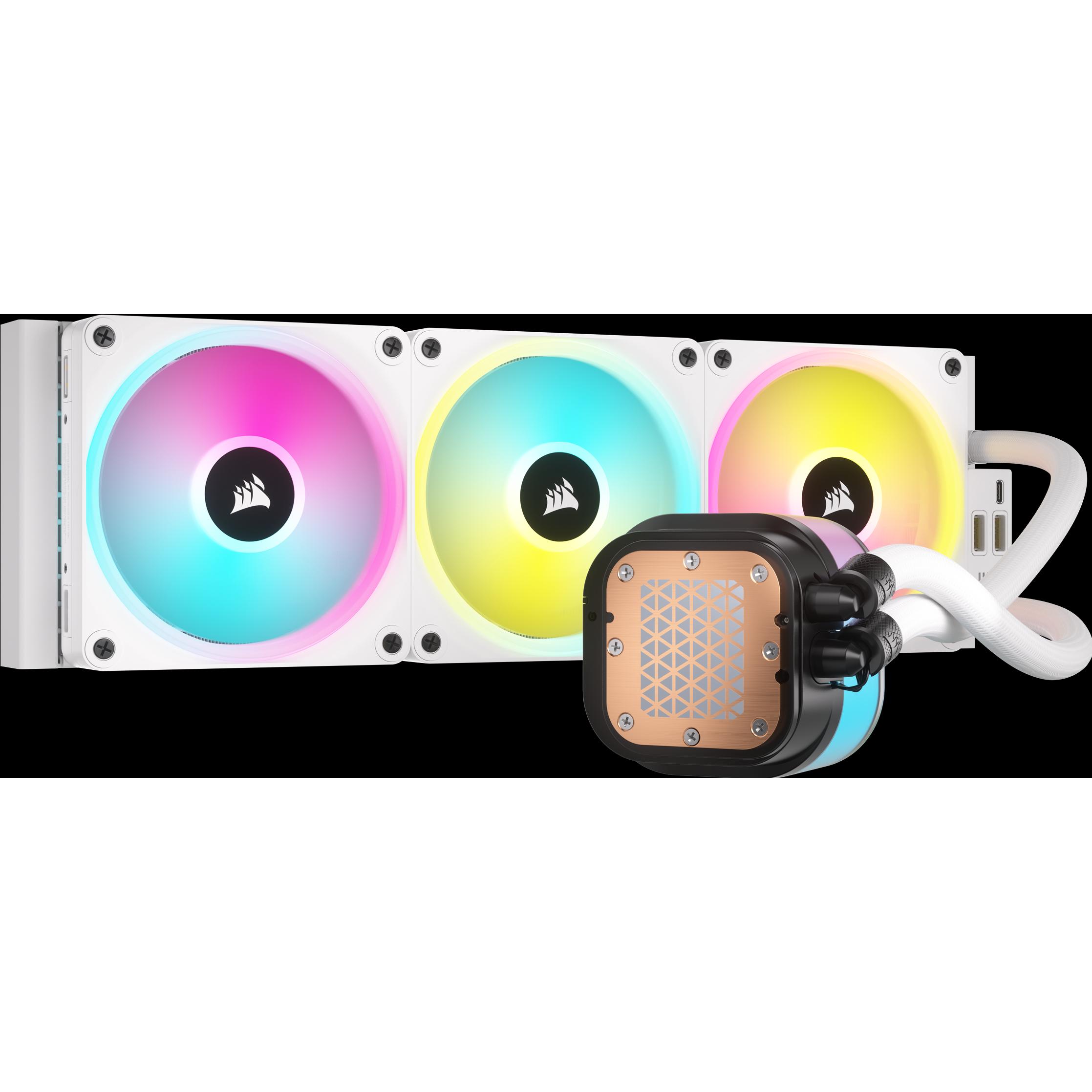Thumbnail - Corsair iCUE LINK H150i RGB AIO, CPU Wasserkühler, Weiss