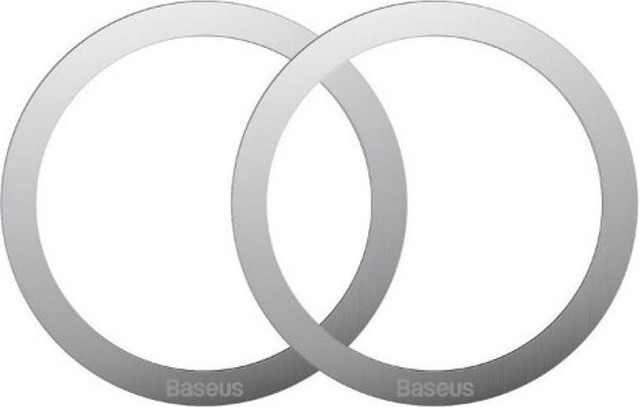 Immagine prodotto Baseus Anello magnetico in metallo della serie Halo (2 pezzi/confezione) Argento