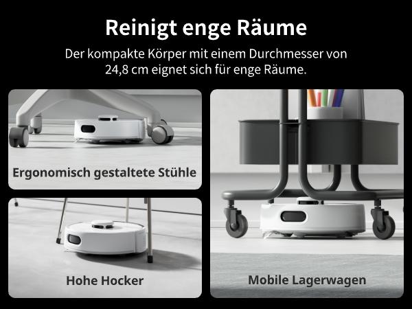 Image du produit SwitchBot Mini-robot d'aspiration K10+ Pro Robot d'aspiration avec statif d'aspiration