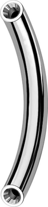 Produktbild Star Piercing Threadless Bananen-Stab silber (Titan G23)