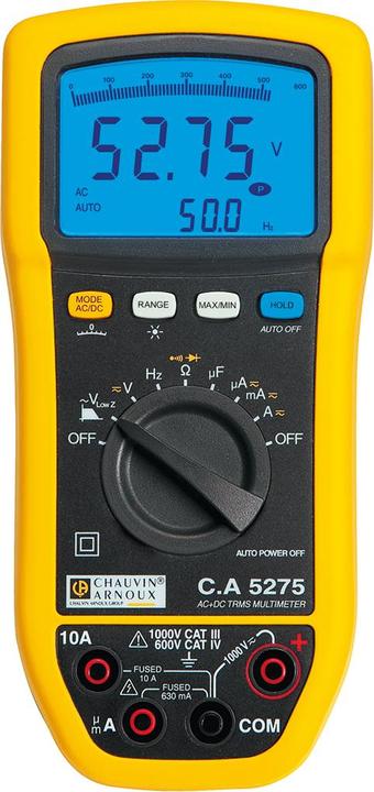 Produktbild Chauvin Arnoux Hand-Multimeter digital C.A 52 (CAT III 1000V, CAT IV 600V)