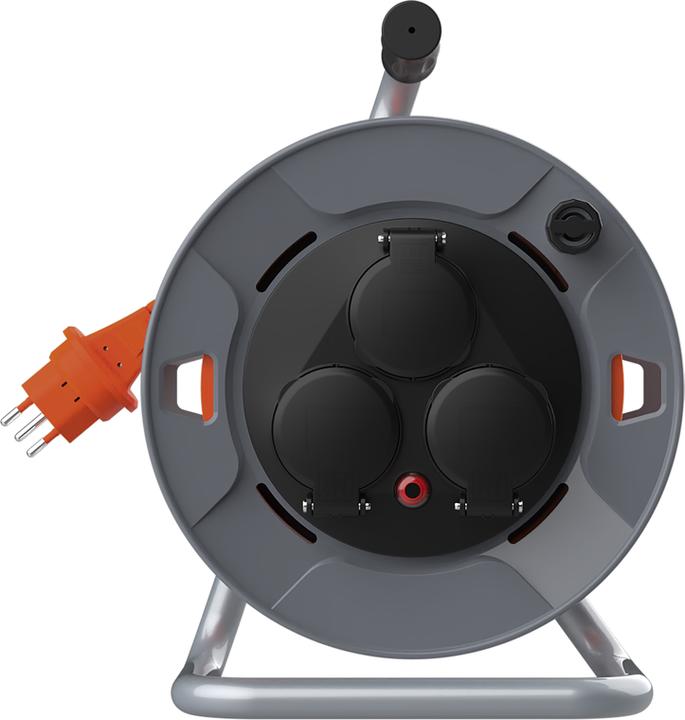 Image du produit Steffen Kunststoff Kabelrolle 3xT13 IP55 SteffenFLEX PUR 3x1mm² 40m gr/sw (40 m, 1 mm²² mm)