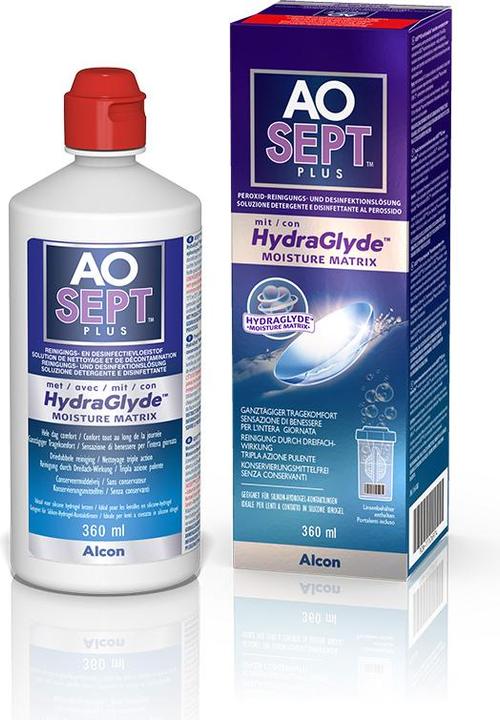 Immagine prodotto AOSept HydraGlyde, soluzione detergente e disinfettante al perossido, 360 ml (Sistema perossido, 360 ml)