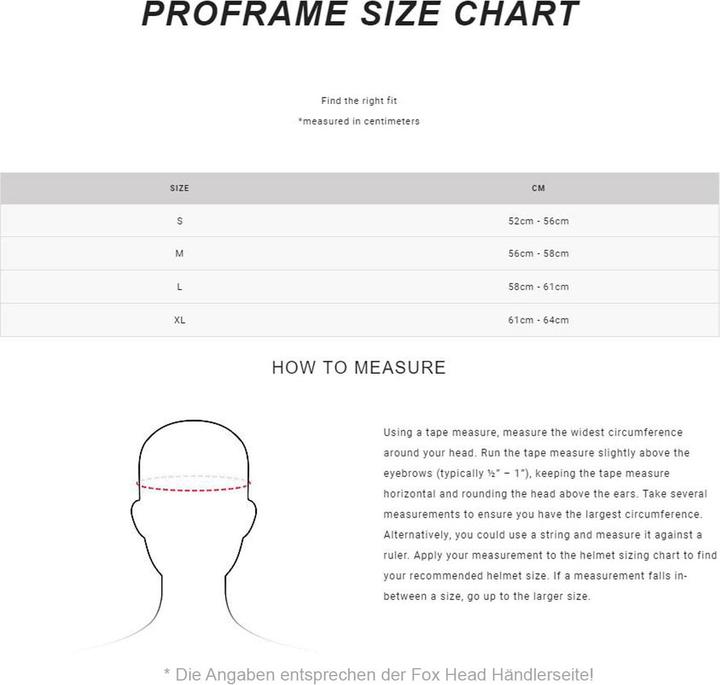 Immagine prodotto Fox Proframe (58 - 61 cm)
