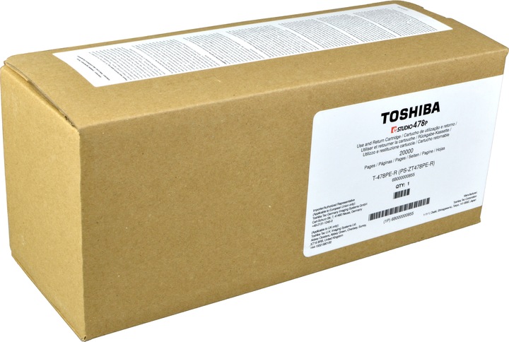 Actual product image Toshiba 6B0000855T-478P-R Toner 20.000 pages Black E-Studio 478 P (FC)