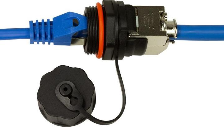 Actual product image Logon Outdoor Waterproof Cat6a (Keystone module)