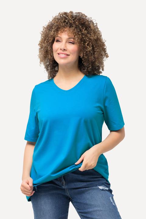Produktbild Ulla Popken T-Shirt, A-Linie, V-Ausschnitt, Halbarm (46, 48)