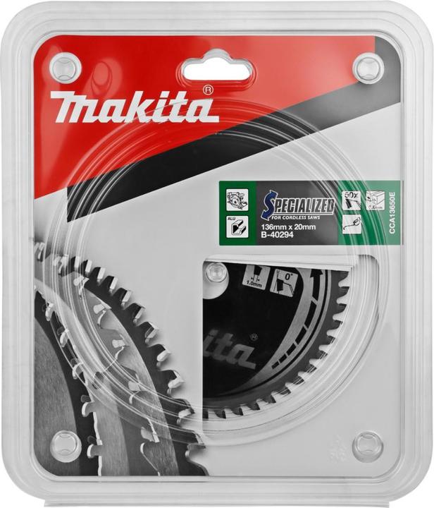 Actual product image Makita SPECIALIZED Saw blade 136/20 for metal cordless cut-off saws