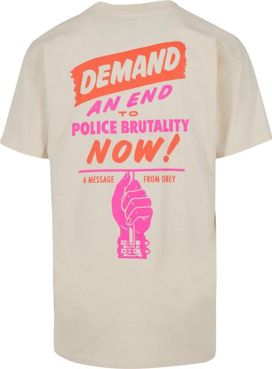 Actual product image Obey End Police Brutality T-Shirt - 121953 (L)