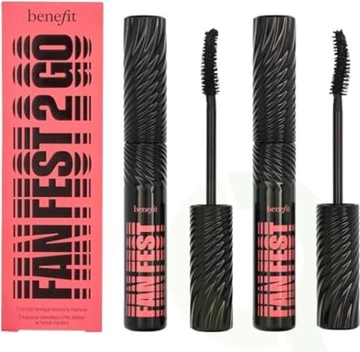 Actual product image BeneFit Cosmetics Benefit Fan Fest Fanning & Volumising Mascara Duo Set (Hyper Black)