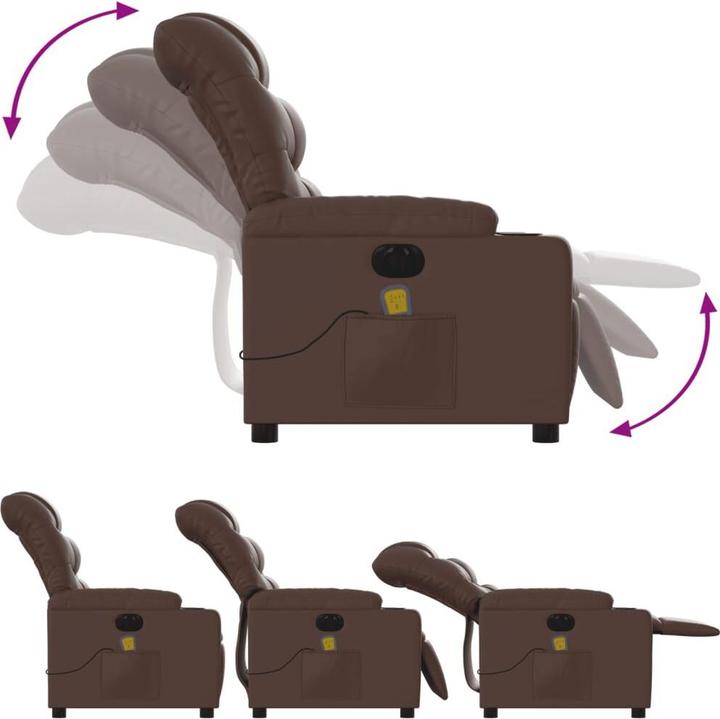 Image du produit vidaXL elektrischer Massagesessel