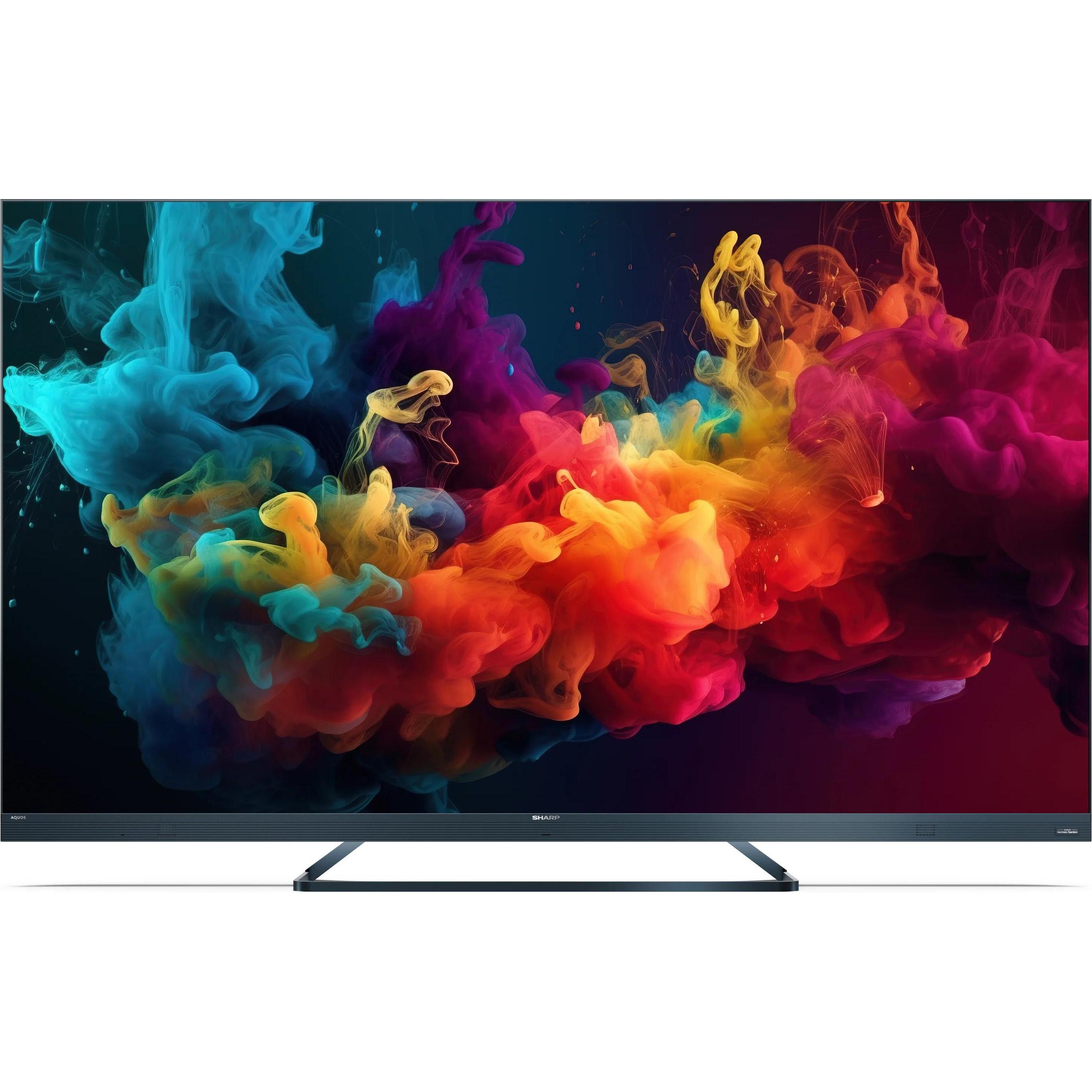 Sharp 75FQ5EG (75", QLED, 4K, 2023), TV, Schwarz