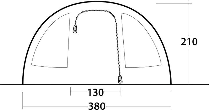 Actual product image Outwell Tent Sky 6 (111475) (Tunnel tent, 21 kg, 6 persons)