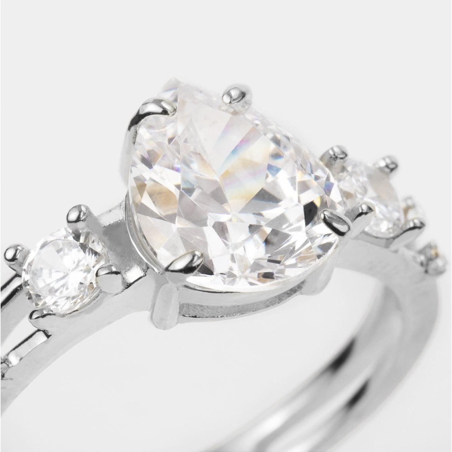 Jacques Lemans, Ring, Damenring, (56, 925 Silber)