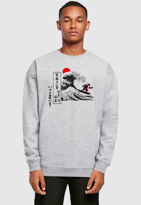 Produktbild Merchcode Hokusai - Santa Great Wave Crewneck - 183541 (L)
