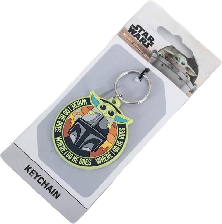 Actual product image Star Wars PVC Grogu Keyring